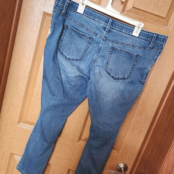 Isabel Maternity Medium Wash Maternity Inset Panel Jeggings Size 18 Jeans EUC - Picture 10 of 11